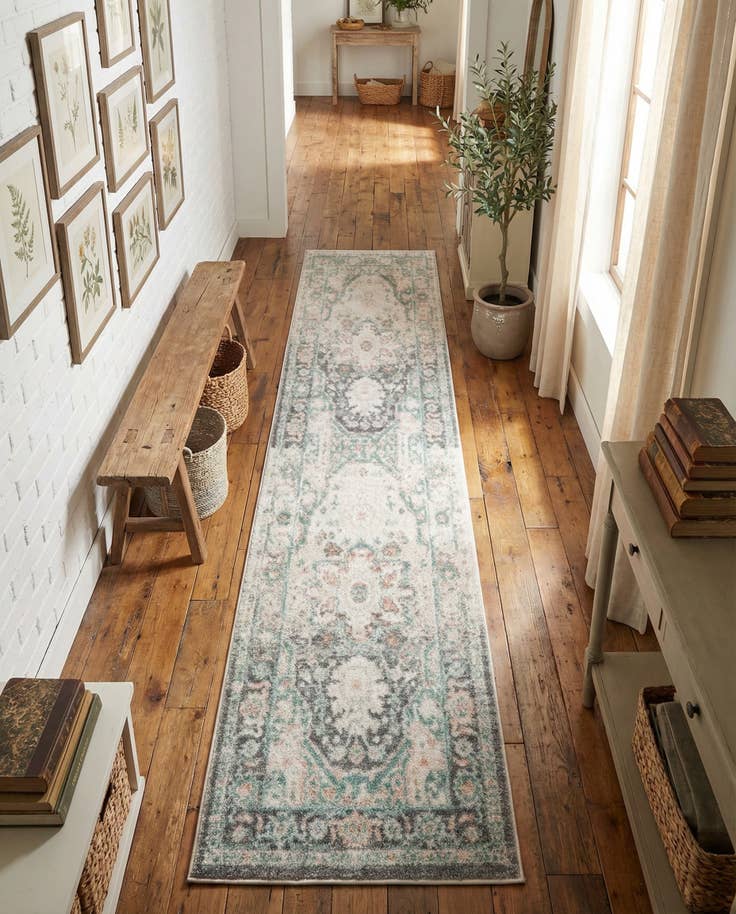 Detail image of 2' 7 x 10' Madeline Vintage Runner Rug