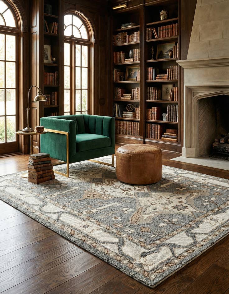 Detail image of 9' x 12' Hand Knotted Sultan Signature Rug