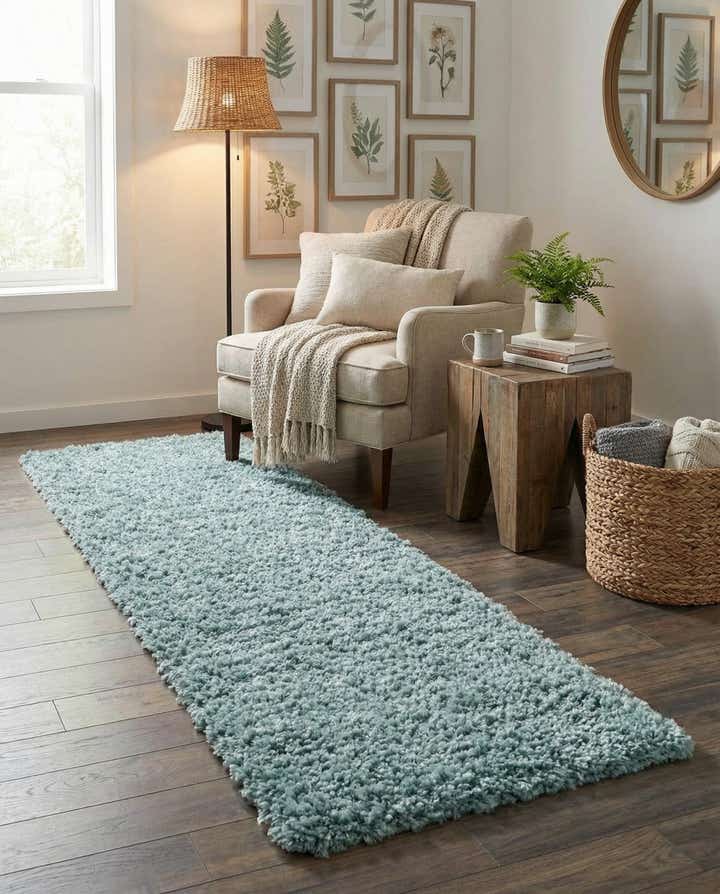 2' x 7' Zermatt Shag Runner Rug