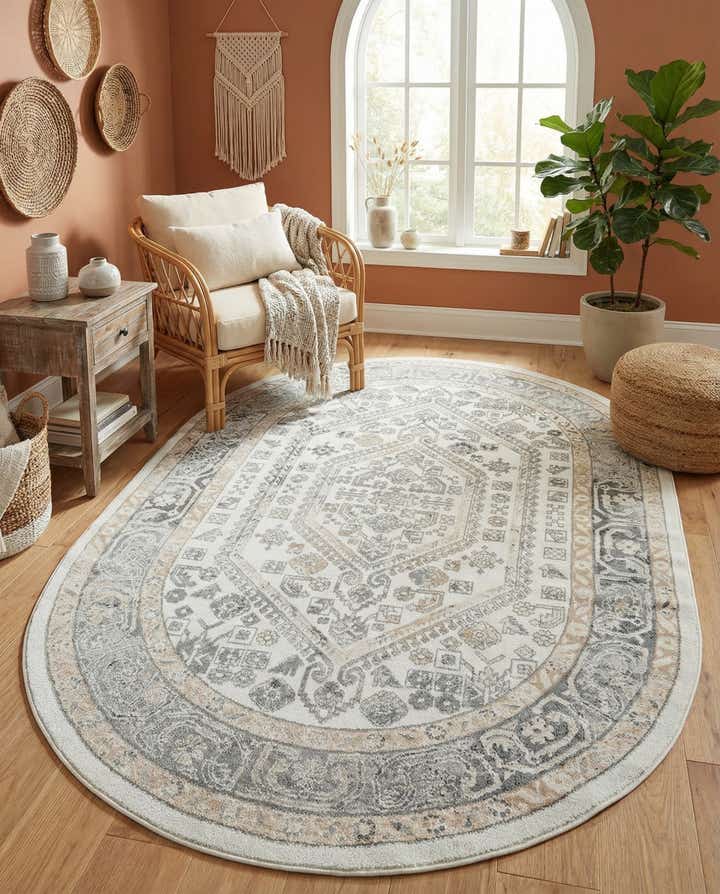 6' 1 x 9' Aurelia Oval Rug