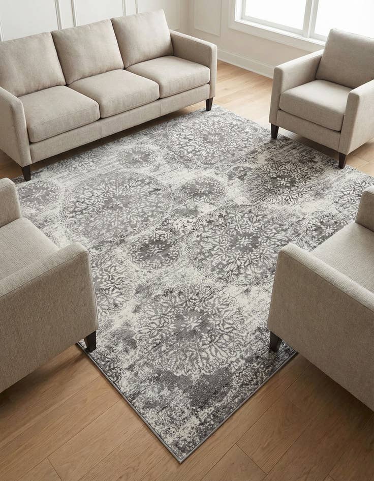 Detail image of 7' 10 x 7' 10 Monte Carlo Square Rug