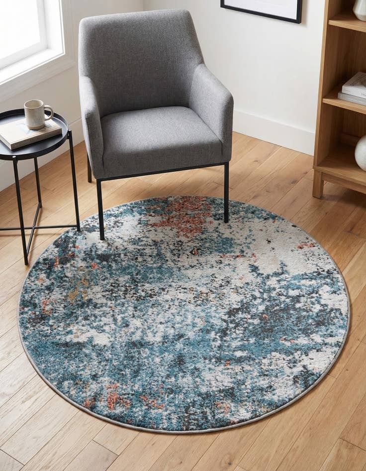 Detail image of 3' 3 x 3' 3 Leipzig Round Rug