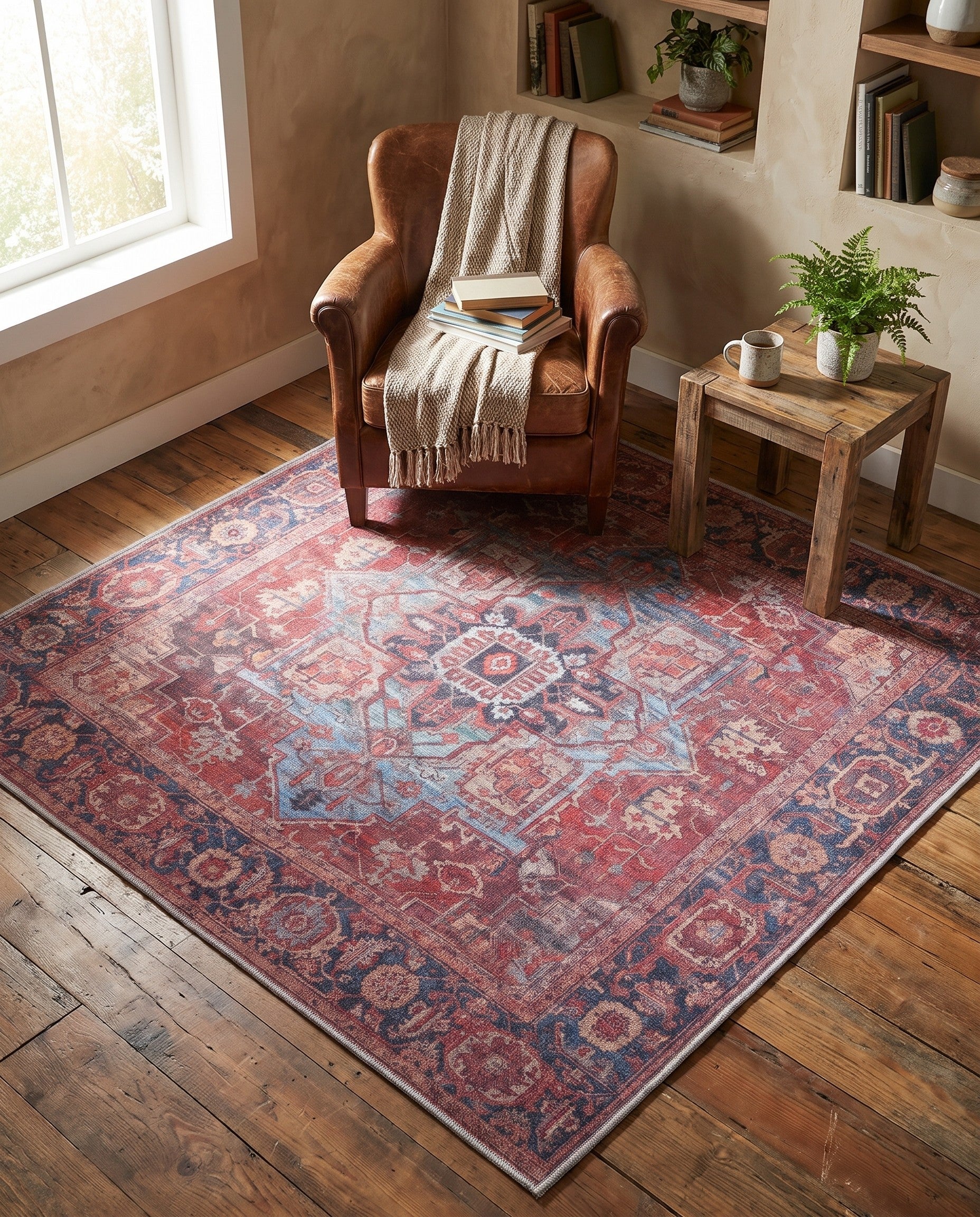 4' x 4' Maahru Square Rug