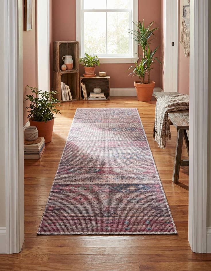 Detail image of 2' x 6'  Washable Sisu Runner Rug