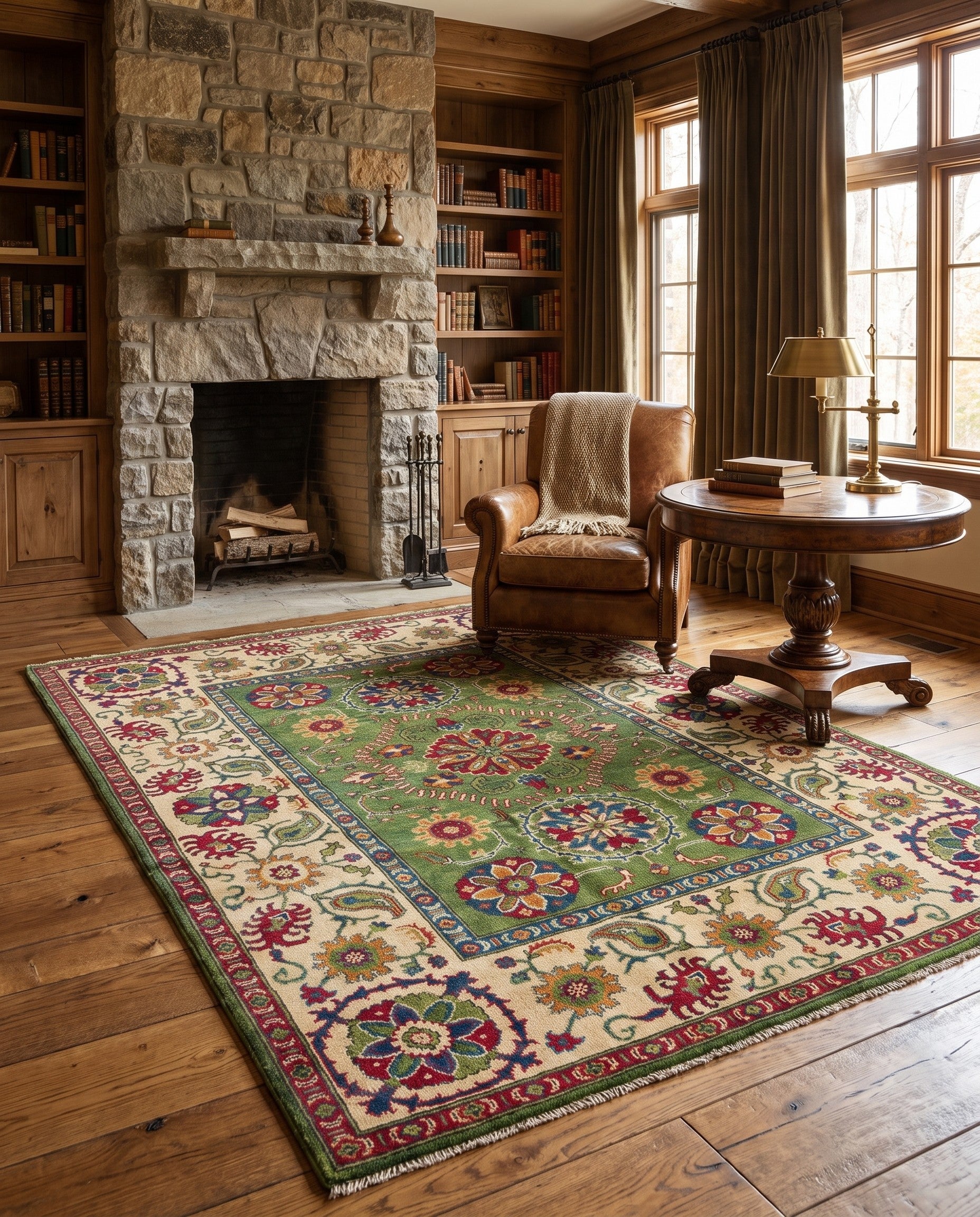 Detail image 3 of 11: 5' 1 x 6' 11 Hand Knotted Kazak Rug