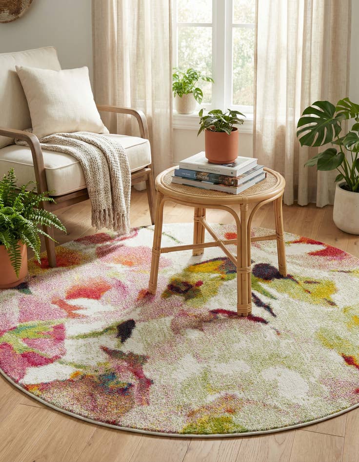 Detail image of 6' x 6' Tuscany Round Rug