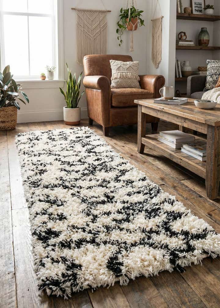 2' x 6' Infinity Shag Runner Rug
