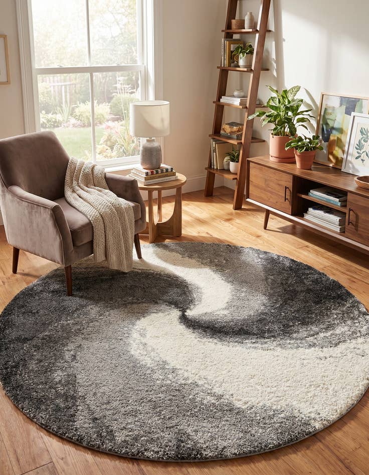 Detail image of 7' 10 x 7' 10 Soft Touch Shag Round Rug
