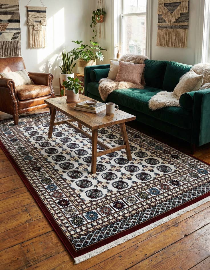 Detail image of 4' x 6' Nain Design Rug