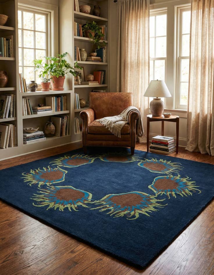 Detail image of 7' 6 x 7' 7 Luna Square Rug