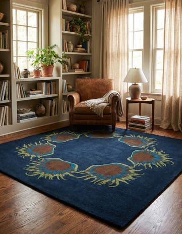 7' 6 x 7' 7 Luna Square Rug
