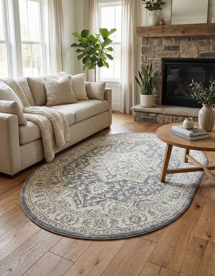 Detail image of 5' x 8' Aurelia Oval Rug