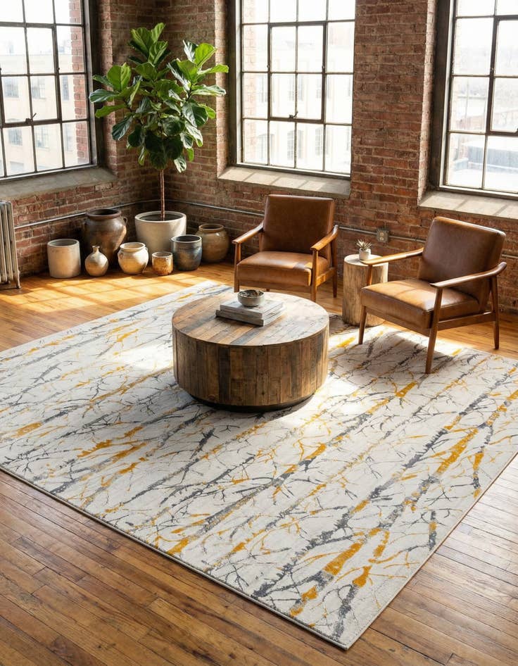 Detail image of 7' 10 x 7' 10 Finsbury Square Rug