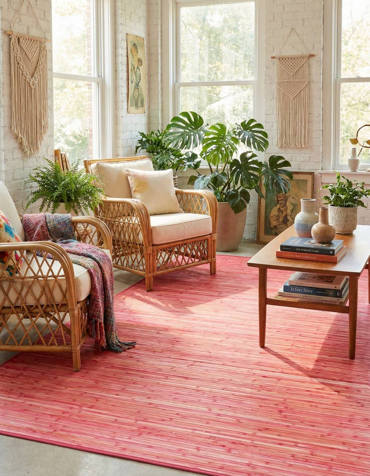 Detail image of 6' x 9' Bamboo Rug