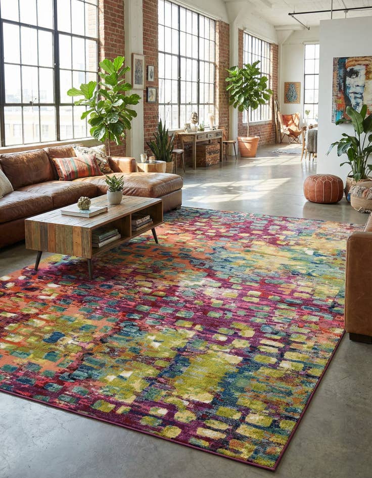 Detail image of 10' 6 x 16' 5 Washable Sevilla Rug