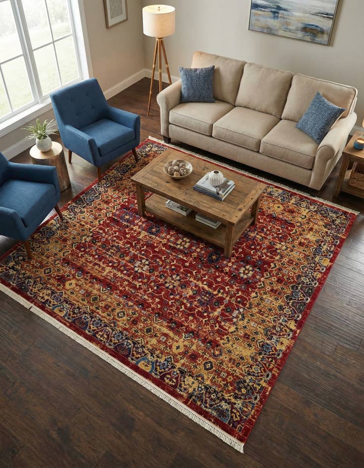 Detail image of 7' 10 x 7' 10 Kennedy Square Rug