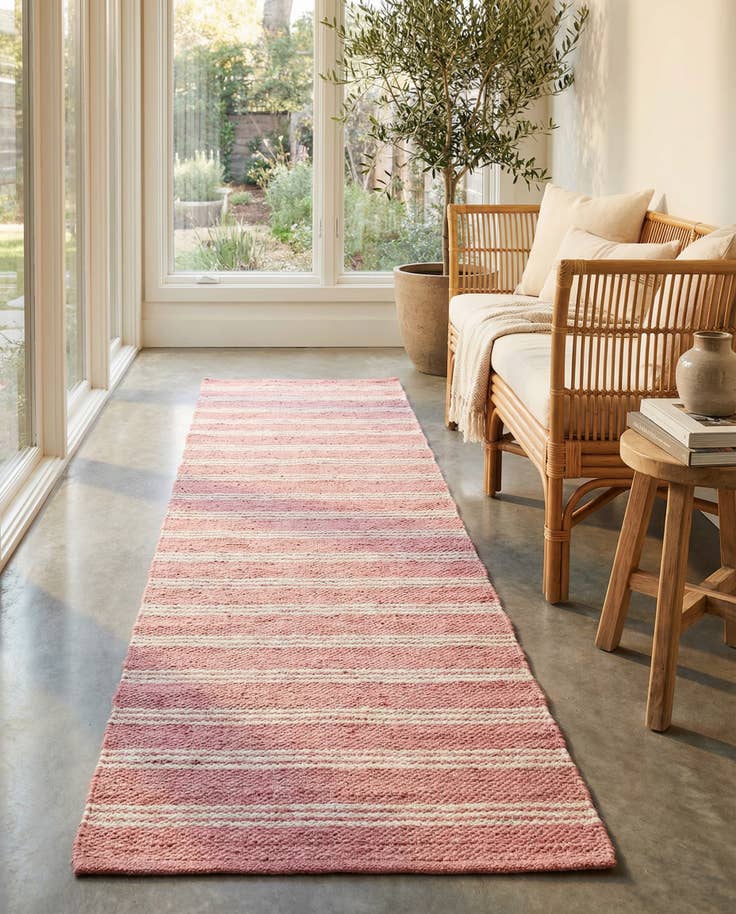 Detail image of 2' 7 x 12' Hand Woven Lariat Runner Rug