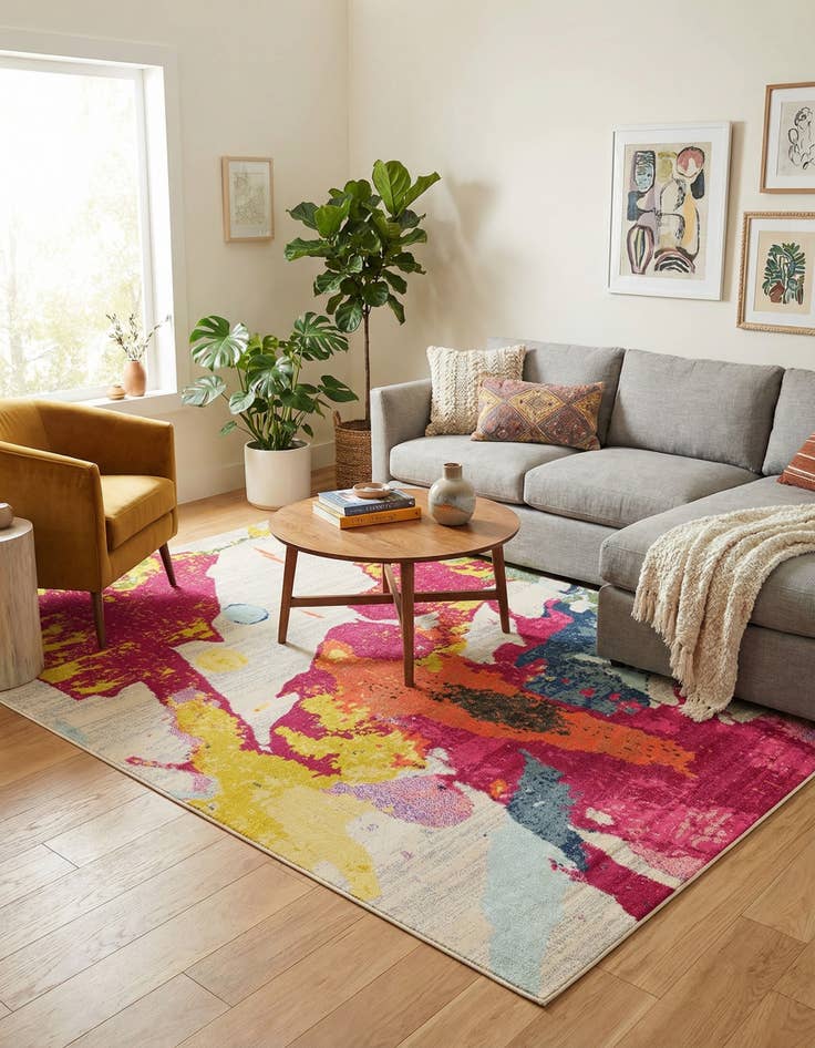 Detail image of 7' x 10' Washable Casablanca Rug