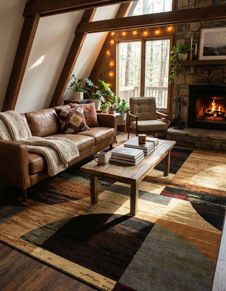 Detail image of  6' x 9' Cafe Rug