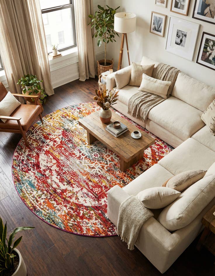 Detail image of 10' x 10' Arlington Round Rug