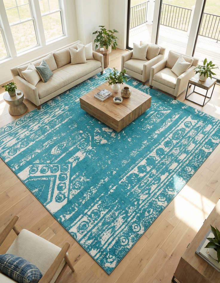 Detail image of 10' x 10' Lennon Square Rug