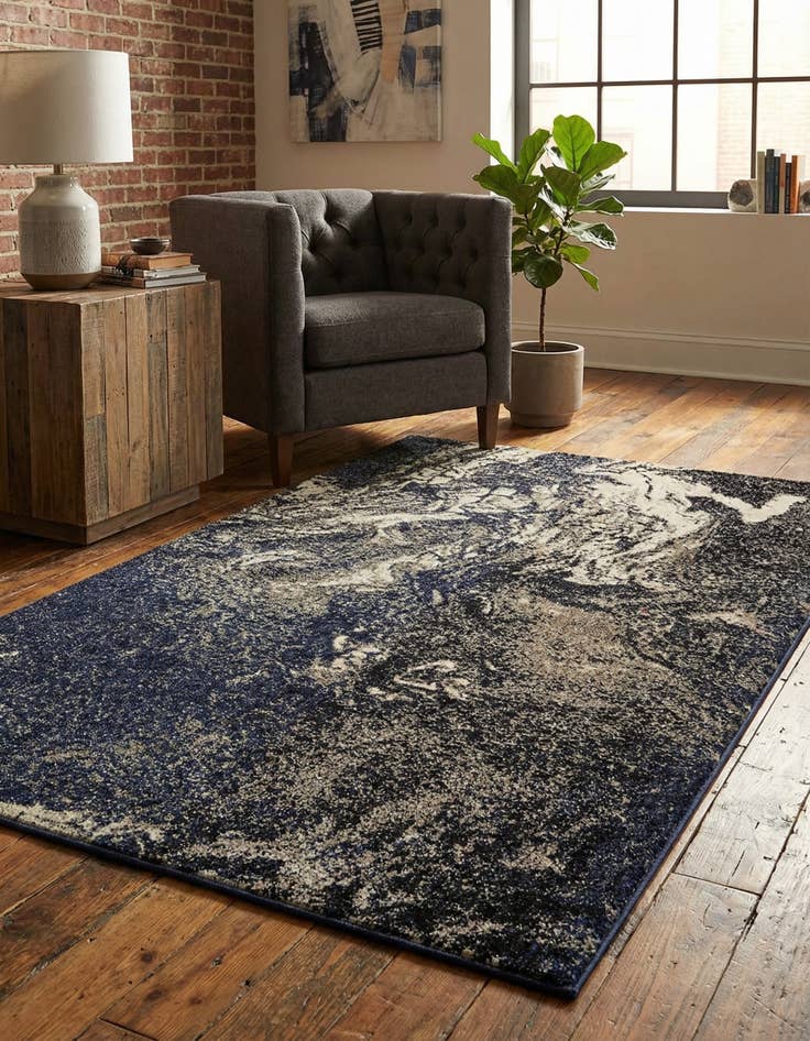 Detail image of 4' x 6'  Washable Haerfest Rug