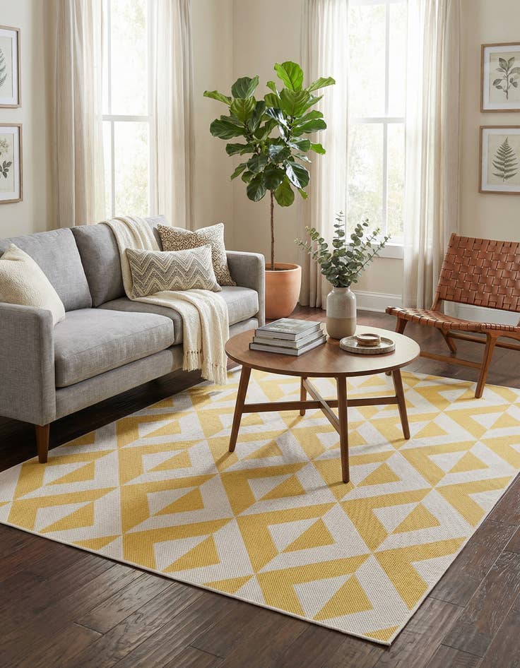 Detail image of 5' 3 x 8' Washable Jill Zarin Napa Indoor / Outdoor Rug