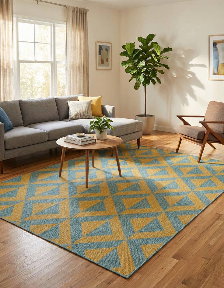 Detail image of 6' x 9' Washable Jill Zarin Napa Indoor / Outdoor Rug