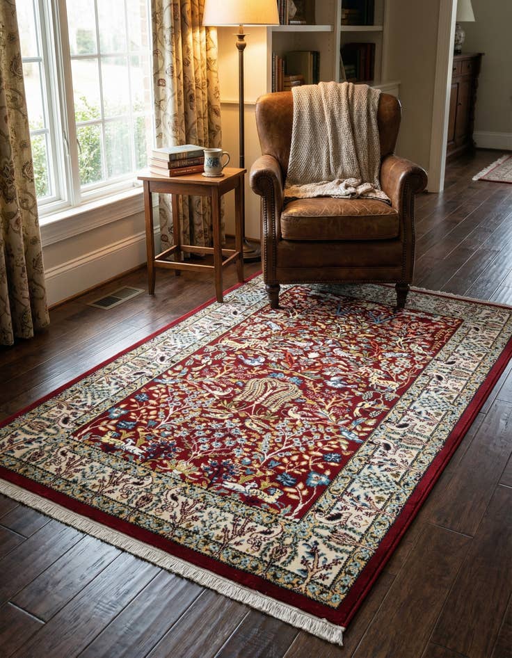 Detail image of 3' x 5' 3 Nain Design Rug