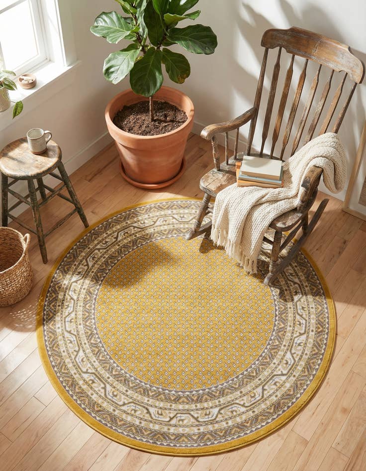 Detail image of  3' 7 x 3' 7 SoHo Round Rug