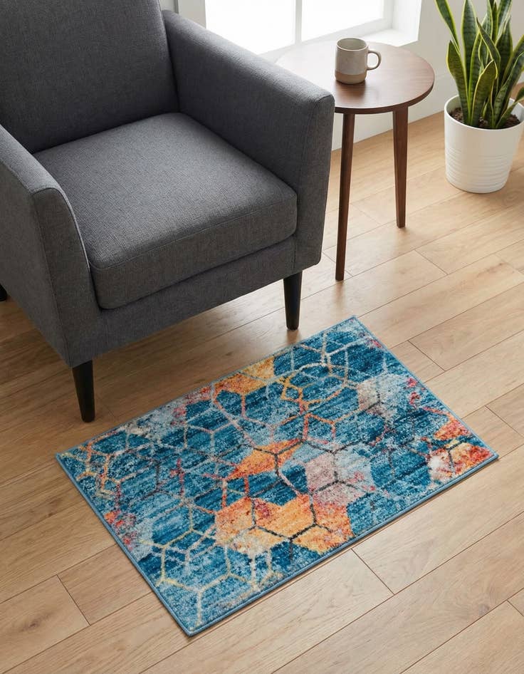 Detail image of 2' 2 x 3' Andromeda Rug