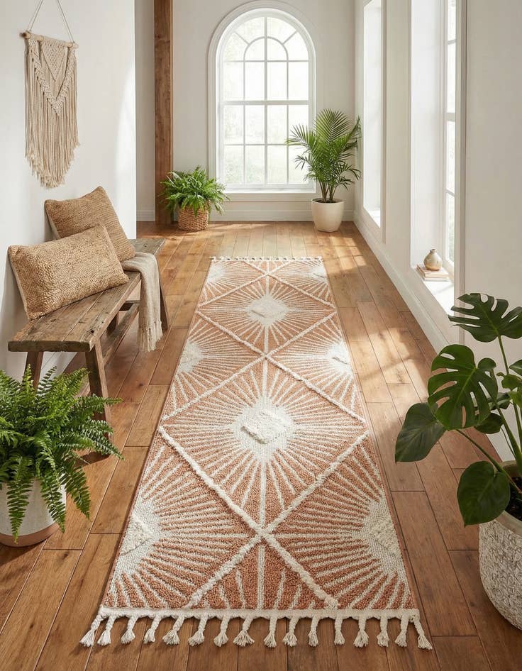 Detail image of 2' 7 x 10' Boho Runner Rug