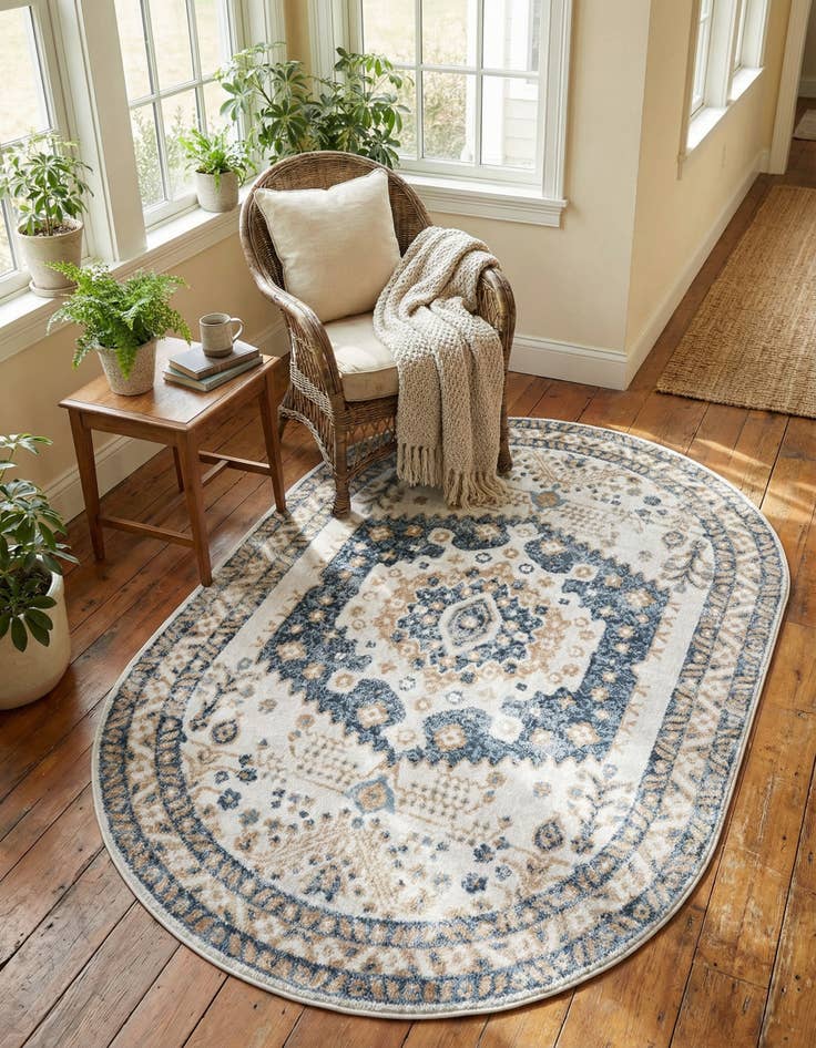 Detail image of  4' x 6' Oxford Oval Rug