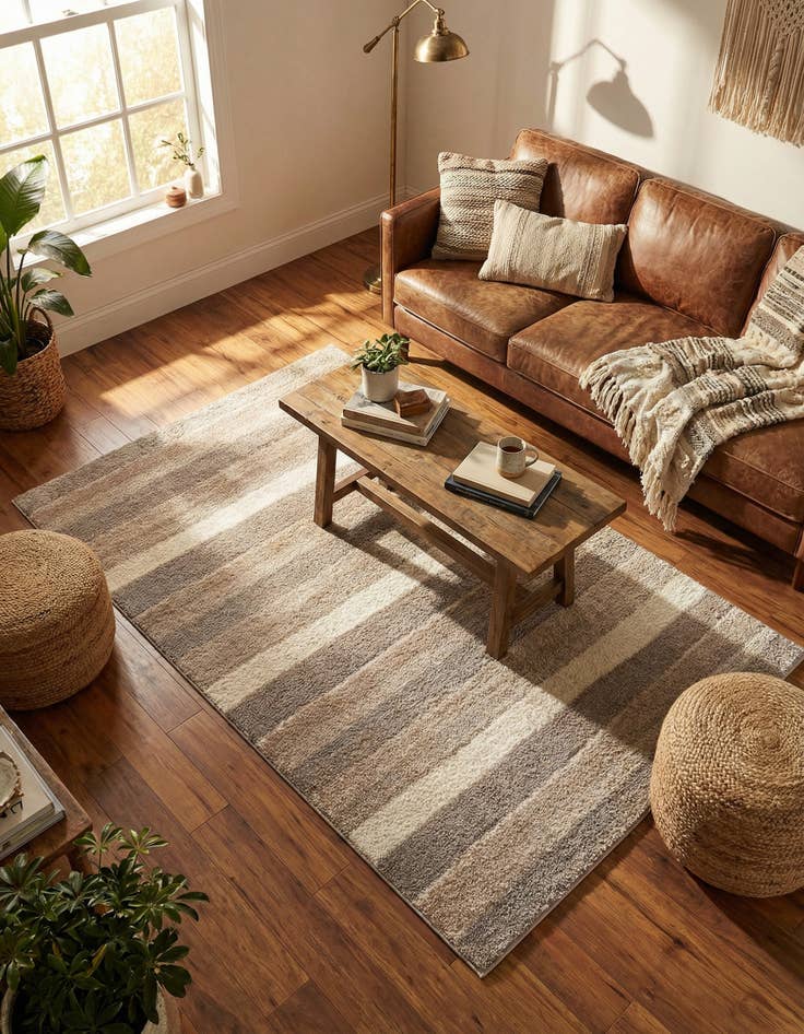 Detail image of 5' x 8' Sepia Rug