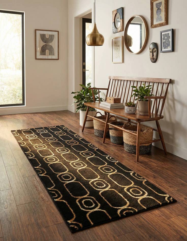 Detail image of 2' x 6' Vogue Geo Runner Rug