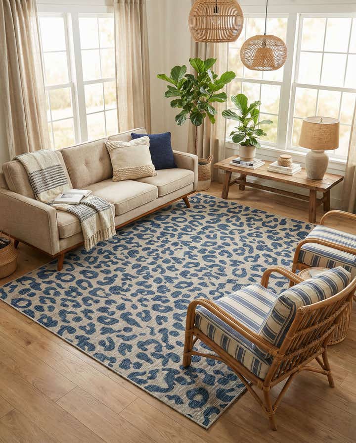7' x 10' Easy-Clean Safari Indoor / Outdoor Rug