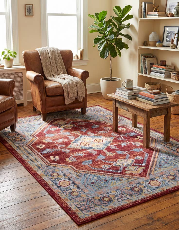 Detail image of 4' x 6' Kamala Washable Rug