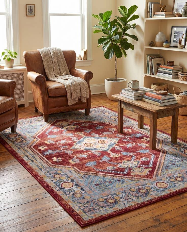 Detail image of 4' x 6' Kamala Washable Rug