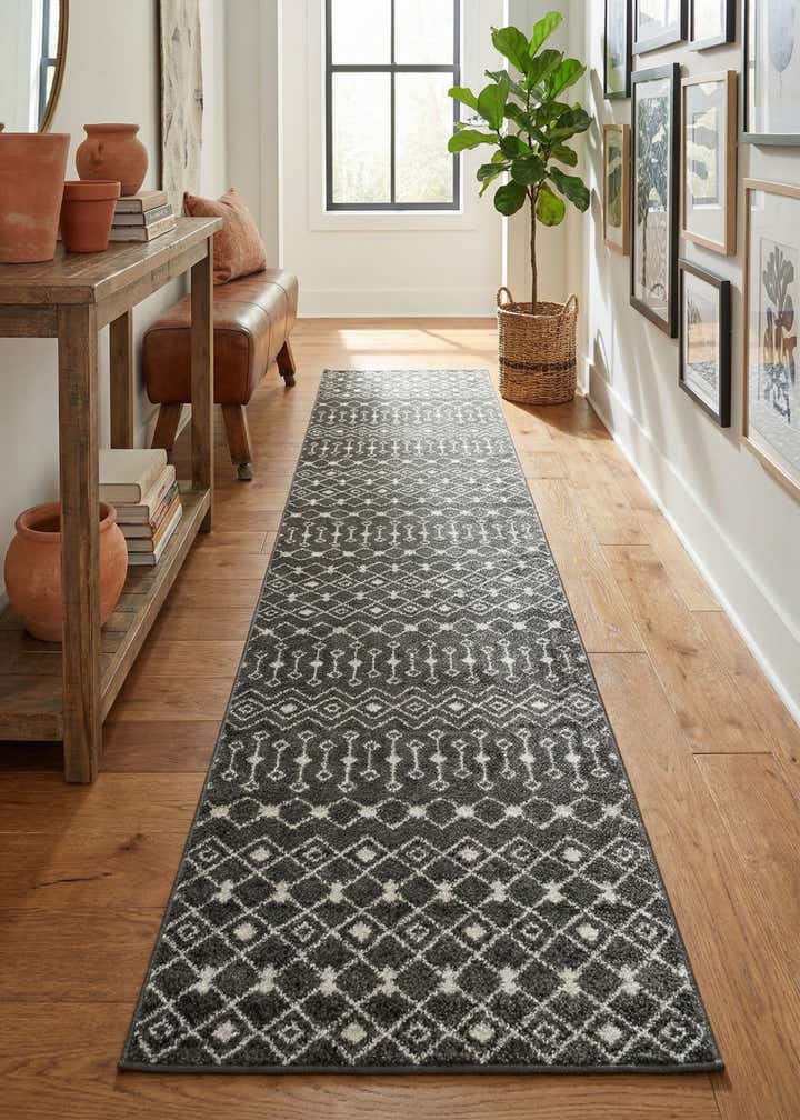 3' 3 x 16' 5 Moroccan Trellis Runner Rug