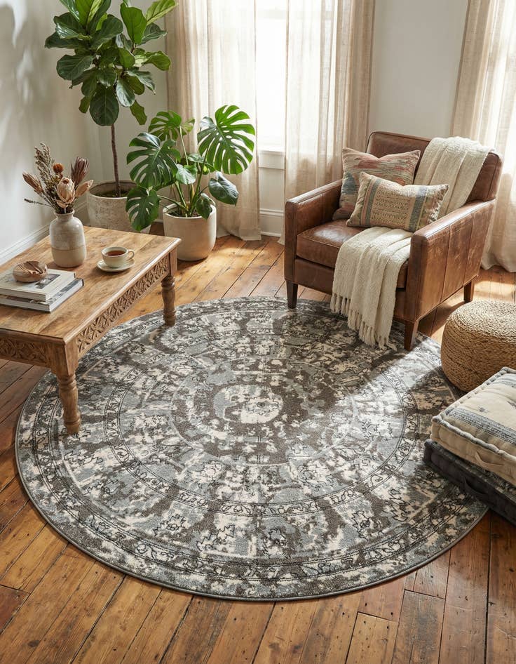 Detail image of 7' 10 x 7' 10 Vista Round Rug