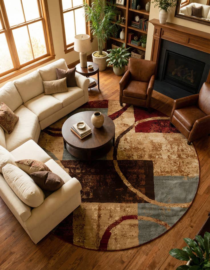 Detail image of  10' x 10' Cafe Round Rug