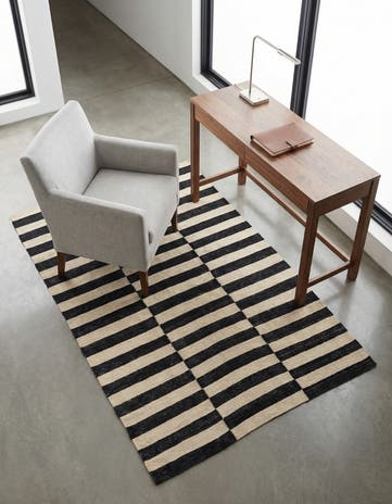 3' 6 x 5' Hand Woven Kilim Modern Wool Rug