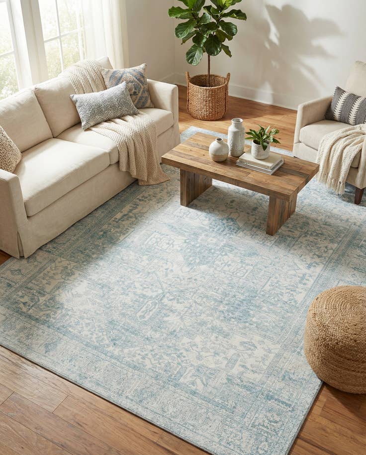 Detail image of 7' 6 x 10' 6 Washable Timeless Rug