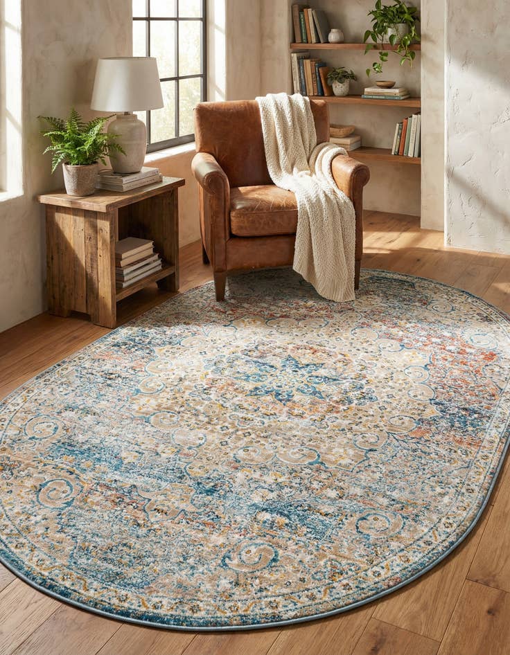 Detail image of 4' x 6' Newport Oval Rug