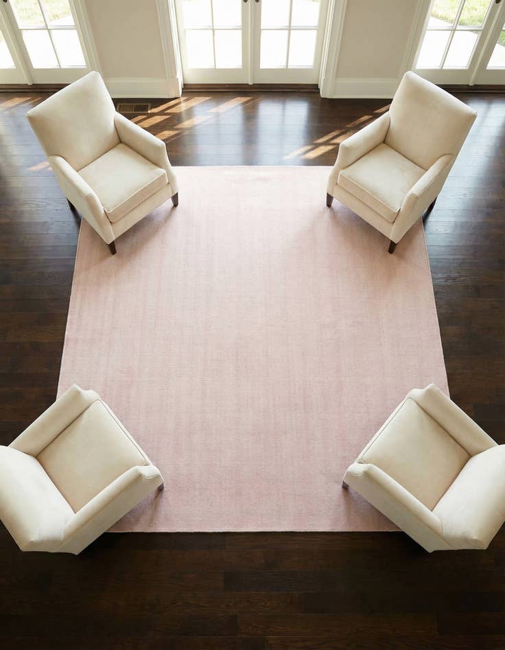 Detail image of 7' 10 x 7' 10  Hand Woven Jill Zarin English Manor Farmhouse Wool Square Rug