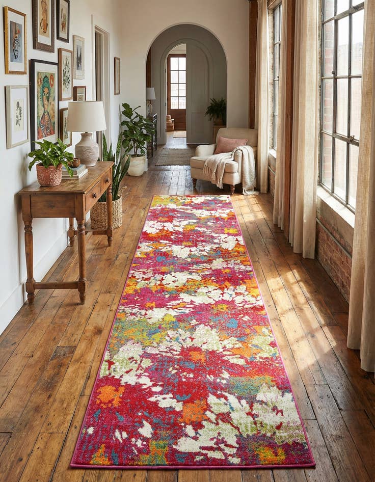 Detail image of 2' 7 x 10' Tuscany Runner Rug