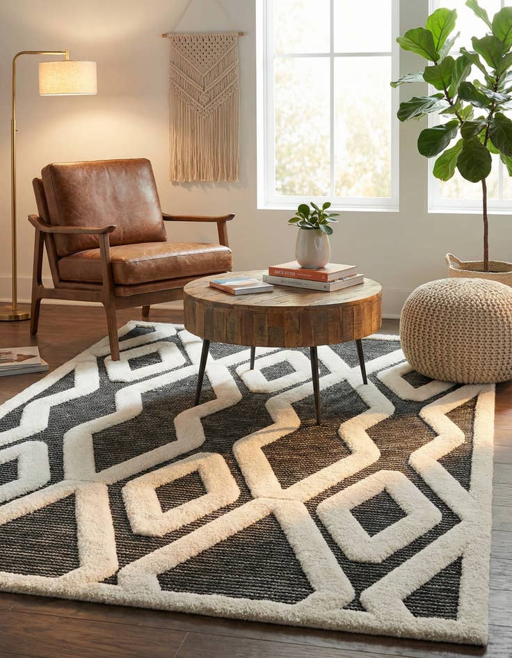 Detail image of 5' x 7' Prismatic Rug