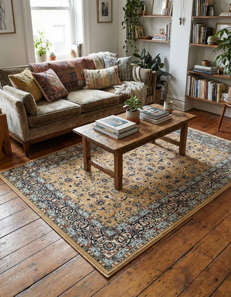 Detail image of 4' x 6' Nain Design Rug