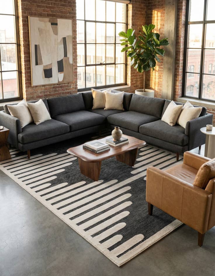 Detail image of 9' x 12' Prismatic Rug