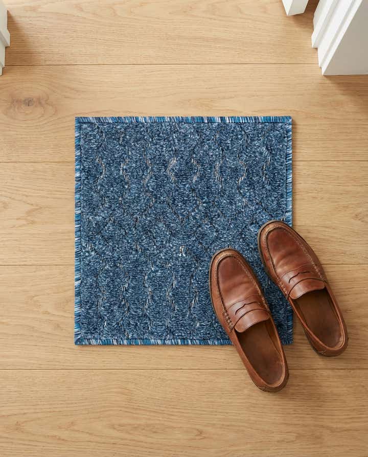 1' 4 x 1' 4 Easy-Clean Trellis Textured Indoor / Outdoor Sample Rug